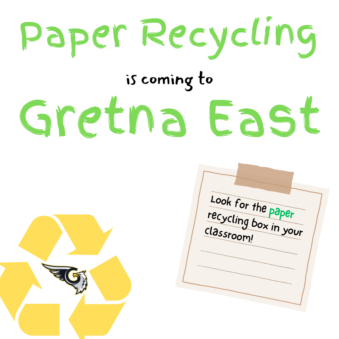 Paper recycling arrives at East