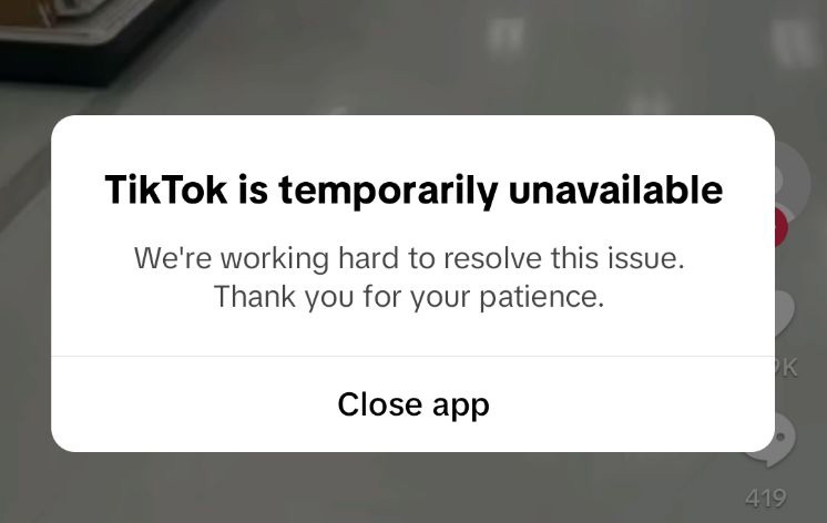 On the morning of Jan. 19 TikTok users opened the app to find an unavailable message due to the Supreme Court's decision to ban the app citing security issues. Later that day, the app was reinstated thanks to a promised presidential executive order.