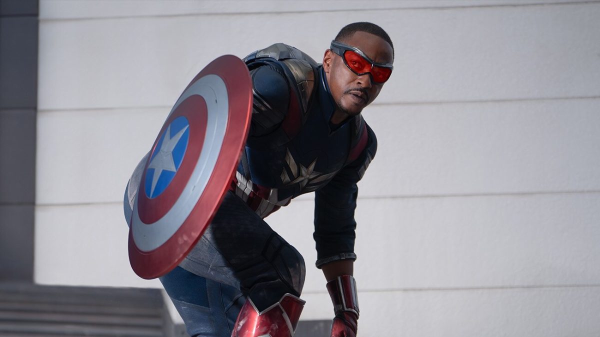 Anthony Mackie as Sam Wilson/Captain America in Marvel Studios' CAPTAIN AMERICA: BRAVE NEW WORLD. Photo by Eli Ade (c) 2024 MARVEL