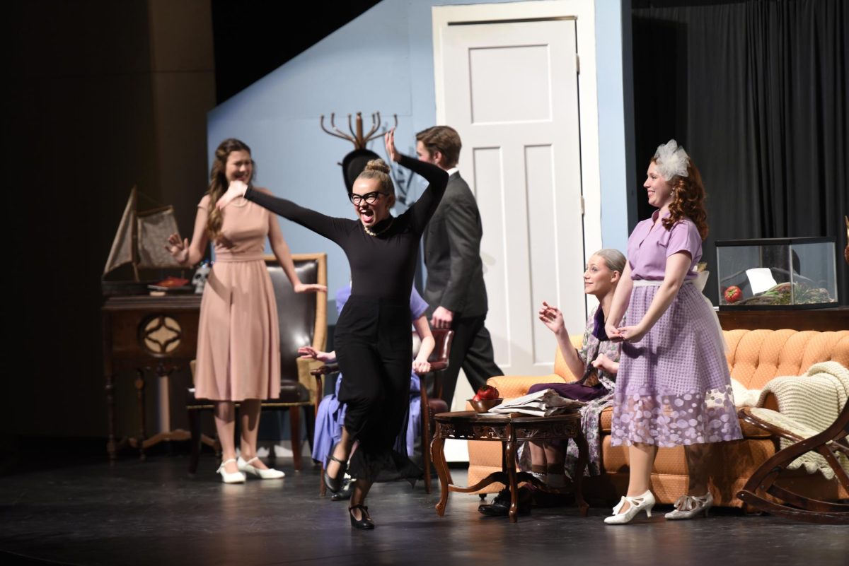 Kolenkhov, played by Emmalynn Naylor (10), makes her first entrance of the show, meeting the Kirby family at their Nov. 9 performance. 